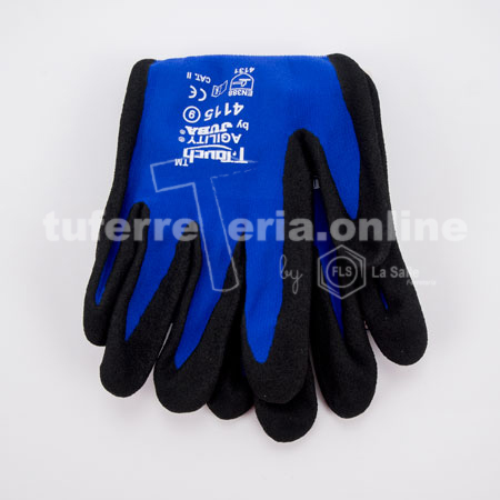 GUANTES TRABAJO NYLON Y NITRILO