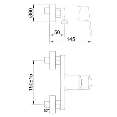 MONOMANDO-DUCHA-GO-DIBUJO