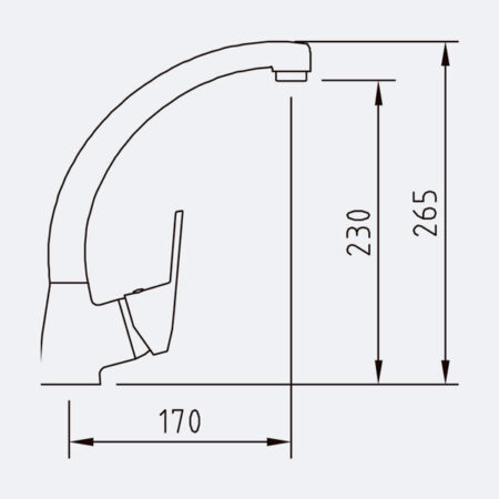 GRIFO-COCINA-S12-CLEVER-MEDIDAS