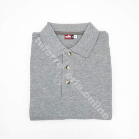 POLO-MANGA-CORTA-STARTER-CAPRI-GRIS