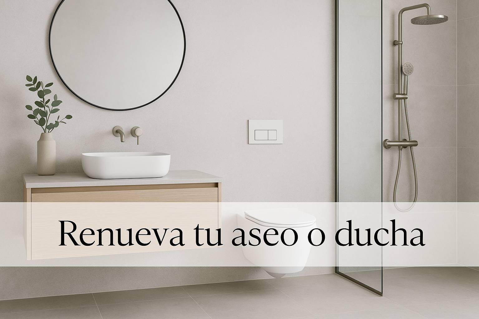 RENUEVA TU ASEO O DUCHA